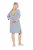 Ulla Popken 843999 Abito con maniche a 3/4 Grigio melange - Abiti - Vestiti per tutte le taglie