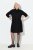 Ulla Popken 844233 Abito in maglia a maniche lunghe Nero - Abiti in maglia - 