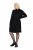 Ulla Popken 844233 Abito in maglia a maniche lunghe Nero - Abiti in maglia - 