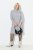 Ulla Popken 844233 Abito in maglia a maniche lunghe con collo alto Grigio melange - Abiti in maglia - 