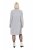Ulla Popken 844233 Abito in maglia a maniche lunghe con collo alto Grigio melange - Abiti in maglia - 