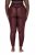 Ulla Popken 844543 Collant con pizzo Bordeaux - Collant & calzini - 