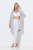 Ulla Popken 844563 Collant senza piede con pizzo Bianco - Collant & calzini - 