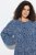 Ulla Popken 844594 Abito midi a fiori Blu scuro - Vestiti midi - Abiti midi taglie comode