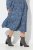 Ulla Popken 844594 Abito midi a fiori Blu scuro - Vestiti midi - Abiti midi taglie comode
