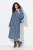 Ulla Popken 844594 Abito midi a fiori Blu scuro - Vestiti midi - Abiti midi taglie comode
