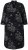 Ulla Popken 844739 Abito con maniche a 3/4 Nero - Vestiti midi - Abiti midi taglie comode