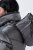 Ulla Popken 844764 Cappotto trapuntato HYPRAR con riflessi metallizzati Antracite - Cappotti - Cappotti taglie forti da donna