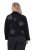 Ulla Popken 844839 Giacca corta con ricamo a fiocchi di neve Blu scuro - Giacche - Giacche taglie forti da donna