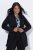 Ulla Popken 844842 Blazer in jersey Nero - Blazer - Blazer Taglie Forti da Donna