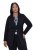 Ulla Popken 844842 Blazer in jersey Nero - Blazer - Blazer Taglie Forti da Donna