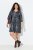 Ulla Popken 844945 Abito in jersey fantasia Nero - Abiti in jersey - 
