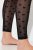Ulla Popken 844970 Collant senza piede fantasia Nero - Collant & calzini - 