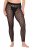 Ulla Popken 844970 Collant senza piede fantasia Nero - Collant & calzini - 