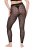 Ulla Popken 844970 Collant senza piede fantasia Nero - Collant & calzini - 