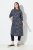 Ulla Popken 844993 Abito in felpa fantasia Blu scuro - Abiti in felpa - 