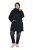 Ulla Popken 845111 Parka Nero - Cappotti - Cappotti taglie forti da donna