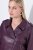 Ulla Popken 845121 Giacca biker in similpelle Prugna - Giacche - Giacche taglie forti da donna