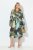 Ulla Popken 845122 Abito midi fantasia con tasche Turchese - Vestiti midi - Abiti midi taglie comode