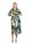Ulla Popken 845122 Abito midi fantasia con tasche Turchese - Vestiti midi - Abiti midi taglie comode