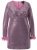 Ulla Popken 845145 Abito di paillettes con scollo a V Rosa - Abiti da sera - Abiti da sera taglie forti