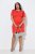 Ulla Popken 845150 Abito aderente a maniche corte Rosso - Abiti - Vestiti per tutte le taglie