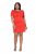Ulla Popken 845150 Abito aderente a maniche corte Rosso - Abiti - Vestiti per tutte le taglie