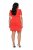 Ulla Popken 845150 Abito aderente a maniche corte Rosso - Abiti - Vestiti per tutte le taglie