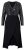 Ulla Popken 845151 Abito a righe con scollo a V Nero - Abiti da sera - Abiti da sera taglie forti