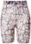 Ulla Popken 845285 Pantaloncini anti-sfregamento a fiori Nero - Pantaloncini anti-sfregamento - 
