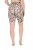 Ulla Popken 845285 Pantaloncini anti-sfregamento a fiori Nero - Pantaloncini anti-sfregamento - 