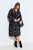 Ulla Popken 845287 Abito midi fantasia Nero - Vestiti midi - Abiti midi taglie comode