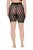 Ulla Popken 845290 Pantaloncini anti-sfregamento a fiori con pizzo Nero - Pantaloncini anti-sfregamento - 