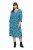 Ulla Popken 845360 Abito midi fantasia Azzurro - Vestiti midi - Abiti midi taglie comode