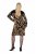 Ulla Popken 845378 Abito in maglia animalier Beige - Abiti da sera - Abiti da sera taglie forti