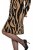 Ulla Popken 845378 Abito in maglia animalier Beige - Abiti da sera - Abiti da sera taglie forti