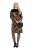 Ulla Popken 845378 Abito in maglia animalier Beige - Abiti da sera - Abiti da sera taglie forti