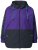 Ulla Popken 845648 Giacca a vento con maniche a pipistrello Lilla - Giacche - Giacche taglie forti da donna