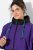 Ulla Popken 845648 Giacca a vento con maniche a pipistrello Lilla - Giacche - Giacche taglie forti da donna