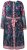 Ulla Popken 845649 Abito in chiffon a fiori Blu scuro - Vestiti midi - Abiti midi taglie comode
