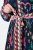 Ulla Popken 845649 Abito in chiffon a fiori Blu scuro - Vestiti midi - Abiti midi taglie comode