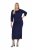 Ulla Popken 845705 Abito in jersey Blu scuro - Vestiti midi - Abiti midi taglie comode