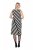 Ulla Popken 845784 Abito in maglia a righe Nero - Abiti estivi - Abiti estivi taglie forti