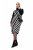 Ulla Popken 845784 Abito in maglia a righe Nero - Abiti estivi - Abiti estivi taglie forti