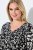 Ulla Popken 845825 Abito midi a fiori con maniche a 3/4 Nero - Vestiti midi - Abiti midi taglie comode