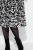 Ulla Popken 845825 Abito midi a fiori con maniche a 3/4 Nero - Vestiti midi - Abiti midi taglie comode