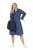 Ulla Popken 845863 Abito a righe con scollo a V Blu scuro - Abiti - Vestiti per tutte le taglie