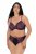 Ulla Popken 845885 Slip a fiori con pizzo Rosa - Slip - 