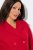 Ulla Popken 846021 Cappotto in pile Rosso - Cappotti - Cappotti taglie forti da donna