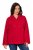 Ulla Popken 846021 Cappotto in pile Rosso - Cappotti - Cappotti taglie forti da donna